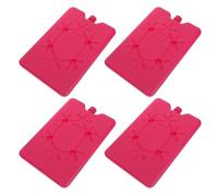 DEEPCRAFF Reusable Ice Packs Cooling Blocks for Lunch Boxes and Coolers 4pcs PE Material 200ml with Rapid Cooling and Safe for Food, for Office Use and School Bags