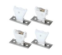 DEEPCRAFF Roman Shade Cord Lock Replacement Set for Window Blind and Bamboo Blind, Made of Sturdy Pom Plastic and Iron, High Flexibility and Easy Curtain Movement, for Household Use