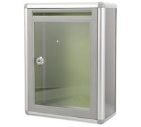 DEEPCRAFF Small Aluminium Alloy Suggestion Box with Lock and Keys, Easy to Install Letterbox for Company and Official Bureau Use, Mail Drop Collection Box with Convenient Mechanism