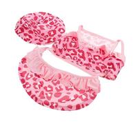 DEEPCRAFF Small Dog Apparel Pet Beach Swimsuit with Breathable Elastic Fiber, Comfortable Lightweight Dog Skirts and Small Hat for Puppies the Ocean or Sand Beach