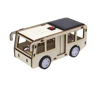 DEEPCRAFF Solar Car Model Kit for DIY Assembly Science Project Kit with Wood, Metal, and Plastic Materials, for Science Fair Project and Green Energy Learning
