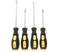 DEEPCRAFF Staple Construction with Steel for Simple Rubber and Design 4pcs Heavy-Duty Remover Tool Tack Removal Upholstery Floor Installers and Framers, for Furniture