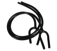 DEEPCRAFF Stethoscope Replacement Tubing Noise Reducing Tubing with Y-shaped Design 2pcs Pvc Black Easy to Clean for Practitioners and Students for Busy Environments