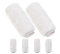 DEEPCRAFF Threading Hair Removal 6pcs White Cotton Thread for Facial Hair Remover, Soft Material for Beauty Routine Use