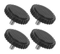 DEEPCRAFF Universal Anti-Slip Digital Scale Legs M8 Replacement Rubber Iron Support Feet for Electronic Pricing Scales with Easy Installation and Shock Absorption, Pack of 4