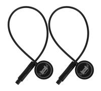 DEEPCRAFF Universal Indicator Light 2pcs Car Blind Spot Monitor System Warning Lights with Radar Technology Plastic and LED Material, Real Time Monitoring for Safe Driving in Different