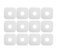DEEPCRAFF Vinyl Record Inner Sleeves Round Corner 12pcs Paper Record Sleeves White Kraft Paper Center Hole Collectors Djs