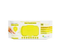 DeepFresh Lemon Scented Multi-Surface Cleaning Wipes, 100 Pieces, 12 Pack, Antibacterial, Cleaning, Big, Floor,