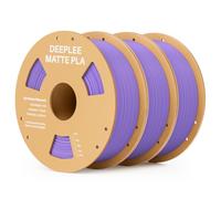DEEPLEE Matte PLA Filament 1.75mm 3D Printer Filament, Dimensional Accuracy +/- 0.02mm, Fits for Most FDM 3D Printers Lavender Purple 3kg