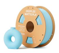 DEEPLEE Matte PLA Filament 1.75mm Ice Blue 1kg, 3D Printer Filament Dimensional Accuracy +/- 0.02mm, Filaments 3D Printing Materials Fits for Most FDM 3D Printers