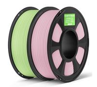 DEEPLEE Matte PLA Filament 1.75mm Mint Green/Sakura Pink 2kg | PLA Matte finish and Lovely smooth , Accuracy±0.02mm, Soft colors Perfect for printing toy figures, Fit for fdm 3d priners