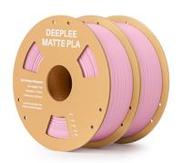 DEEPLEE Matte PLA Filament 1.75mm Sakura Pink 2kg Bundle, 3D Printer Filament Dimensional Accuracy +/- 0.02mm, Filaments 3D Printing Materials Fits for Most FDM 3D Printers