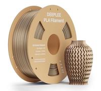 DEEPLEE Metallic PLA 1.75mm 3D Printer Filament Gold 1kg
