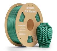DEEPLEE Metallic PLA 1.75mm 3D Printer Filament Green 1kg, 3D Printer Filaments 1.75mm, Accuracy Tolerance +/- 0.02mm, Filament 3D Printing Materials Compatible with FDM Printers