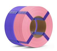 DEEPLEE PLA Basic Refill Filament 1.75mm Pink/Purple 2kg Bundle