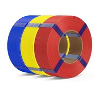DEEPLEE PLA Basic Refill Filament 1.75mm Red/Yellow/Blue 3kg Bundle