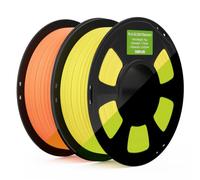 DEEPLEE PLA Filament 1.75mm Glow Yellow/Glow Orange 2kg Bundle