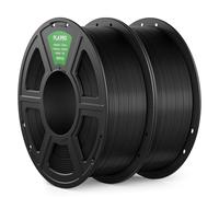 DEEPLEE PLA PRO Filament 1.75mm Black 2KG, Stronger Toughness 3D Printer Filament, PLA Filament Dimensional Accuracy ±0.02 mm, Neatly Wound, Fits Most FDM 3D Printers