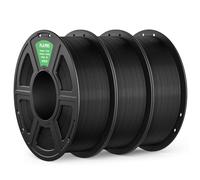DEEPLEE PLA PRO Filament 1.75mm Black 3KG, Stronger Toughness 3D Printer Filament, PLA Filament Dimensional Accuracy ±0.02 mm, Neatly Wound, Fits Most FDM 3D Printers