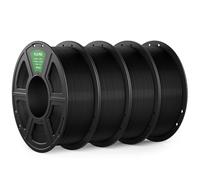 DEEPLEE PLA PRO Filament 1.75mm Black 4KG, Stronger Toughness 3D Printer Filament, PLA Filament Dimensional Accuracy ±0.02 mm, Neatly Wound, Fits Most FDM 3D Printers