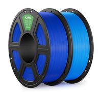 DEEPLEE PLA PRO Filament 1.75mm Blue/Sky Blue 2KG, Stronger Toughness 3D Printer Filament, PLA Filament Dimensional Accuracy ±0.02 mm, Neatly Wound, Fits Most FDM 3D Printers