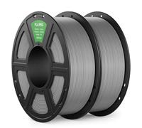 DEEPLEE PLA PRO Filament 1.75mm Grey 2KG, Stronger Toughness 3D Printer Filament, PLA Filament Dimensional Accuracy ±0.02 mm, Neatly Wound, Fits Most FDM 3D Printers
