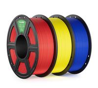 DEEPLEE PLA PRO Filament 1.75mm Red/Yellow/Blue 3kg, Stronger Toughness 3D Printer Filament, PLA Filament Dimensional Accuracy ±0.02 mm, Neatly Wound, Fits Most FDM 3D Printers
