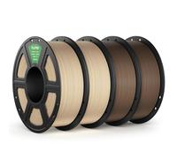 DEEPLEE PLA PRO Filament 1.75mm, Stronger Toughness 3D Printer Filament 4KG, PLA Filament Dimensional Accuracy +/- 0.02 mm, Neatly Wound, Fits Most FDM 3D Printer, Beige and Braun