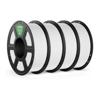 DEEPLEE PLA PRO Filament 1.75mm White 4kg, Stronger Toughness 3D Printer Filament, PLA Filament Dimensional Accuracy ±0.02 mm, Neatly Wound, Fits Most FDM 3D Printers