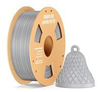 DEEPLEE Rapid PETG Filament 1.75mm Grey 1KG, 3D Printer Filament Good Impact Resistance, High Speed Filament Material Speed Up to 600mm/s Fit for Most FDM 3D Printers