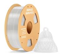 DEEPLEE Rapid PETG Filament 1.75mm Transparent 1KG, 3D Printer Filament Good Impact Resistance, High Speed Filament Material Speed Up to 600mm/s Fit for Most FDM 3D Printers