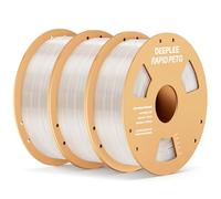 DEEPLEE Rapid PETG Filament 1.75mm Transparent 3KG, 3D Printer Filament Good Impact Resistance, High Speed Filament Material Speed Up to 600mm/s Fit for Most FDM 3D Printers