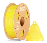 DEEPLEE Rapid PETG Filament 1.75mm Yellow 1KG, 3D Printer Filament Good Impact Resistance, High Speed Filament Material Speed Up to 600mm/s Fit for Most FDM 3D Printers