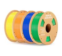 DEEPLEE Rapid PETG Filament 1.75mm Yellow/Orange/Blue/Green 4KG, 3D Printer Filament Good Impact Resistance, High Speed Filament Material Speed Up to 600mm/s Fit for Most FDM 3D Printers