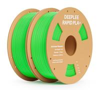 DEEPLEE Rapid PLA Plus Filament 1.75mm Green 2kg, High Speed 3D Printer Filament Up to 600mm/s, PLA+ 3D Printing Material Fits Most FDM 3D Printers
