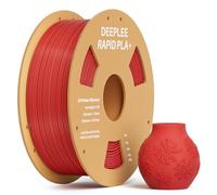 DEEPLEE Rapid PLA Plus Filament 1.75mm Red 1kg, High Speed 3D Printer Filament Up to 600mm/s, PLA+ 3D Printing Material Fits Most FDM 3D Printers