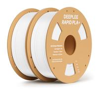 DEEPLEE Rapid PLA Plus Filament 1.75mm White 2kg, High Speed 3D Printer Filament Up to 600mm/s, PL 3D Printing Material Fits Most FDM 3D Printers
