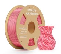 DEEPLEE Silk PLA Filament Coral Pink 1KG, 3D Printer Filaments 1.75mm, Accuracy Tolerance +/- 0.02mm, Filament 3D Printing Materials Compatible with FDM Printers