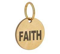 Deeply Engraved Stainless Steel/Brass Pet ID Tags - Personalised Dog Tags for Pets Engraved UK - 24mm / 30mm Round Dog Name Tags