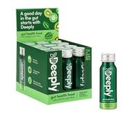 Deeply Foods Daily Prebiotic Fibre - Powerful Proven Prebiotics for Gut Health, Supports Digestion, Reduces Bloating, Vitamin D3 & B9 for Immune (12 Pack, Spinach and Kiwi)
