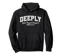 Deeply Loved Beyond Measure Faith Verse Romans 8:38-39 Pullover Hoodie