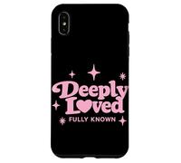 Deeply Loved Christian Faith Jesus Inspirational Bible Cross Case for iPhone XS Max