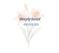 Deeply Loved Daily Planner: A Floral Self-Love Journal for Women: Guided Affirmations & Daily Schedule for a Calm, Confident Life
