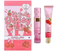 Deeply Moisturizing Lip Balm & Glossy Lip Oil, 15ml + 5ml Set | Strawberry Scent, Plumps Lips, Reduces Lip Lines, Suitable for Dry, Chapped Lips