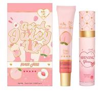 Deeply Moisturizing Lip Balm & Glossy Lip Oil, 15ml + 5ml Set | Strawberry Scent, Plumps Lips, Reduces Lip Lines, Suitable for Dry, Chapped Lips