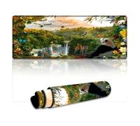 DEEPPAPEU Extra Large Mouse Mat Room with A View Version Extended Mouse Pad Smooth SurfaceHigh AccuracyFast-MovingAnti-ScratchNon-Slip Base 30x80cm
