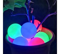 DeeprBlu Hot Tub Lights, IP68 Waterproof Floating Pool Light, RGB Color Changing Bathtub Night Light, LED Spa Lighting Up Ball Lights Gift for Spa Lover Friend Family Kid Children Birthday Party-2pcs