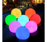 DeeprBlu LED Spa Light, IP68 Waterproof Floating Pool Light, RGB Colour Changing Bath Night Light, Lights Ball Lights for Children Gift, Party, Whirlpool, Spa, Indoor and Outdoor Home Decor-6pcs