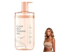Deepwily Clear Self Tanning Gel, Clear Self Tanning Gel for Face and Body, Buildable Long-Lasting Gradual Tanning Lotion & Self Tanner, Lightweight Fast-Drying Feel, No-Transfer (1)