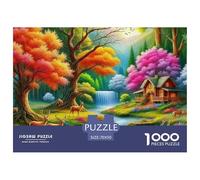 Deer 1000 Jigsaw for Adults Puzzles Beautiful Decoration Puzzle Fun Challenging Cute Animal Theme Brainteasing Adults Jigsaw Puzzle 70x50cm/1000pcs Educational Games